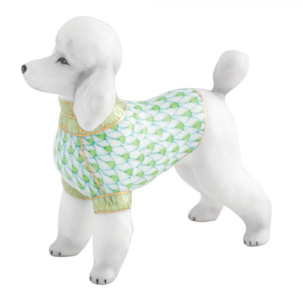 Herend Decorative Toy Poodle - Keylime