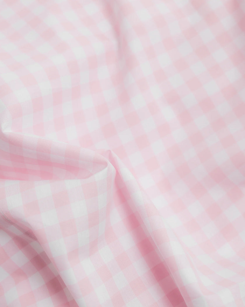 Petite Plume Luxe Premium Cotton Duvet - Pink Gingham