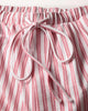 Petite Plume Olivia Wide Leg Pima Pajama Set - Antique Red Ticking