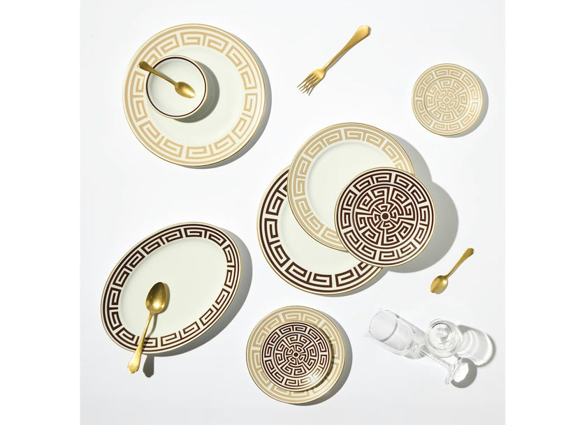 Ginori Labirinto Dinner Plate - Cachemire