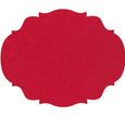 Hester & Cook Die-Cut French Frame Placemat - Red