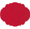 Hester & Cook Die-Cut French Frame Placemat - Red