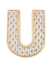 Herend Decorative Letter - Gold