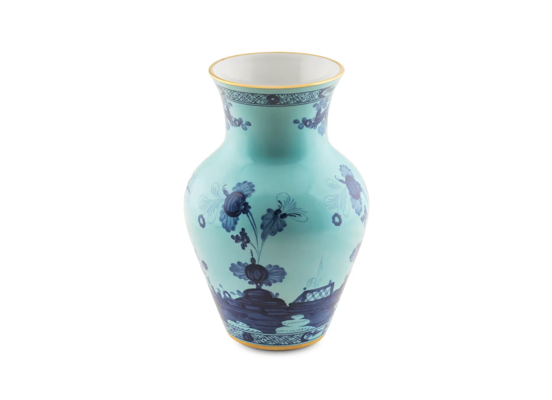 Ginori Oriente Italiano Ming Vase - Iris