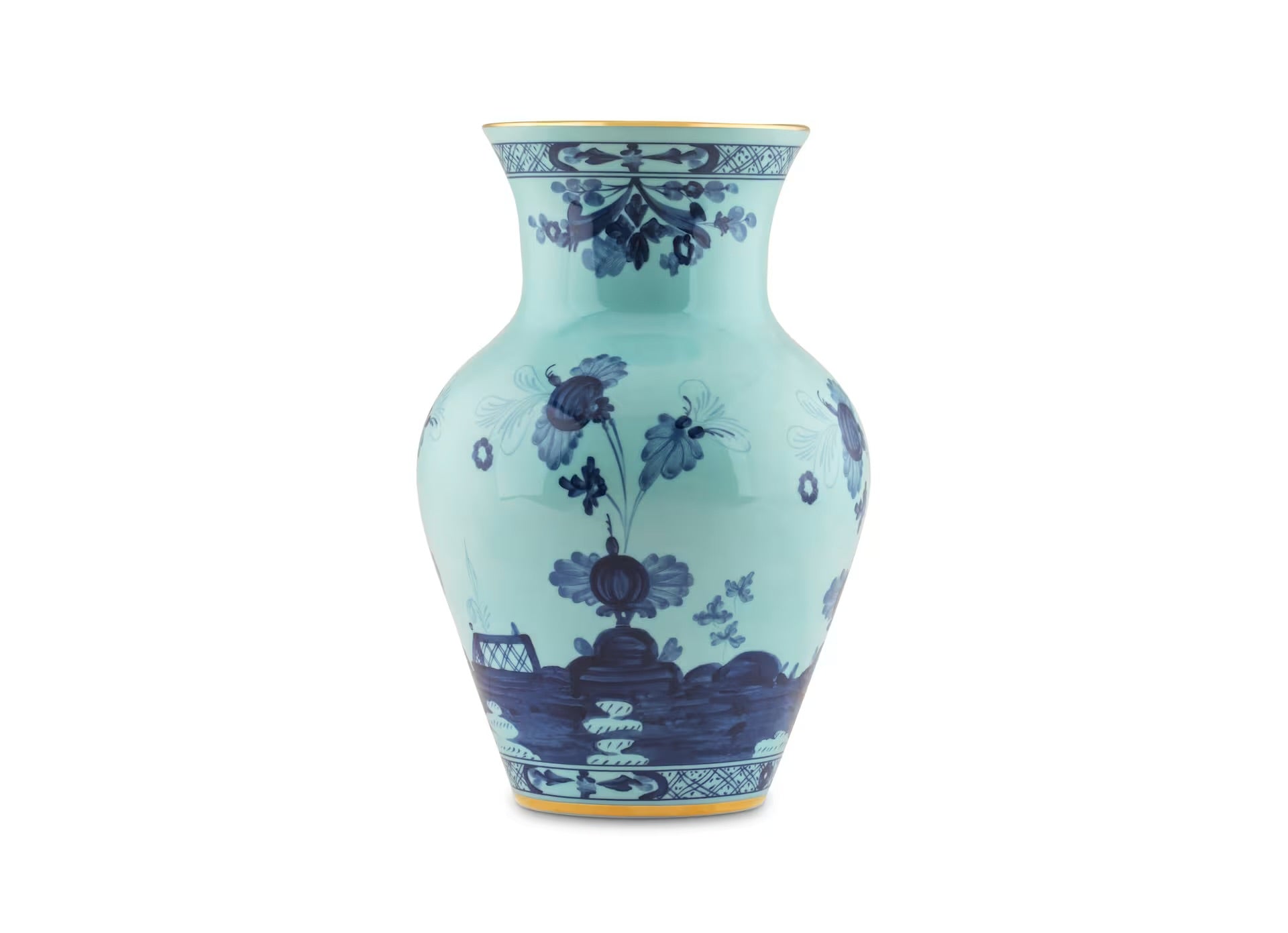 Ginori Oriente Italiano Ming Vase - Iris