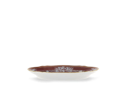 Ginori Oriente Italiano Oval Flat Platter - Castagna