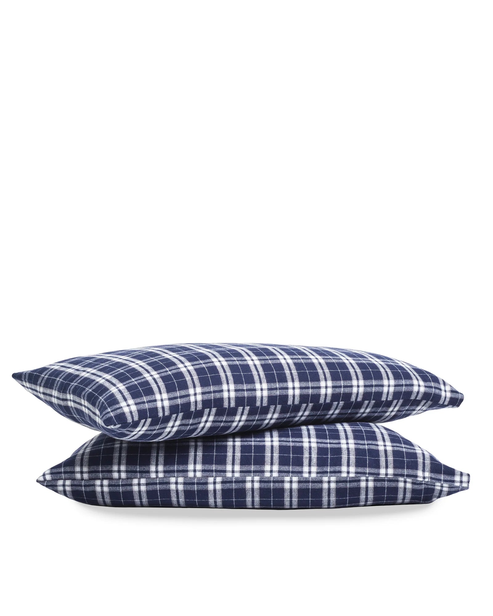 Petite Plume Flannel Pillow Cases - Oxford Tartan