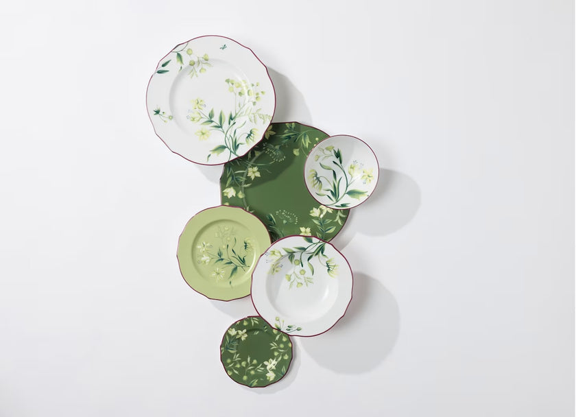 Ginori Florenza Flat Dessert Plate - Acanto