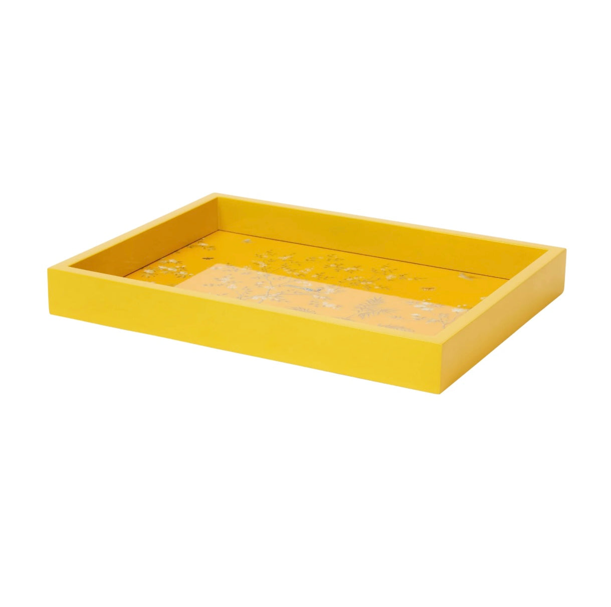 Addison Ross 11x8 Chinoiserie Tray - Yellow