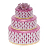 Herend Decorative Wedding Cake - Raspberry