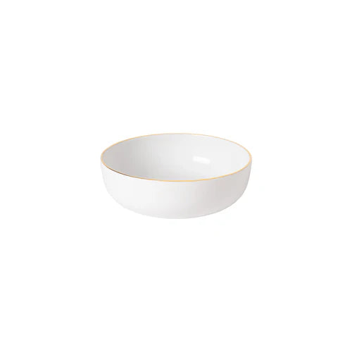 Costa Nova Resonance Soup/Cereal Bowl - White/Gold