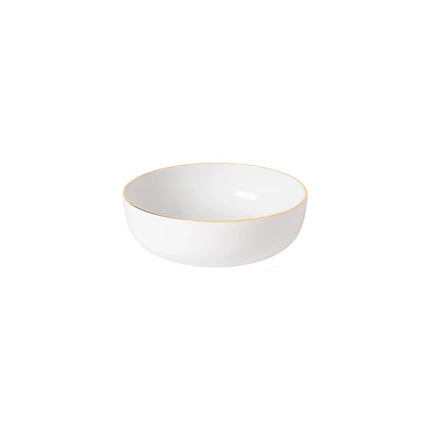 Costa Nova Resonance Soup/Cereal Bowl - White/Gold