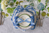 Hester & Cook Die-Cut Heirloom Blue Bow Placemat