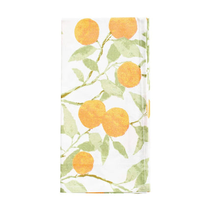 Caspari Orange Grove Cloth Dinner Napkins