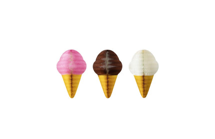 Hester & Cook Honeycomb Paper - Small Ice Cream Cones