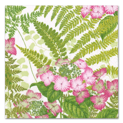 Caspari Fern Garden Paper Luncheon Napkins