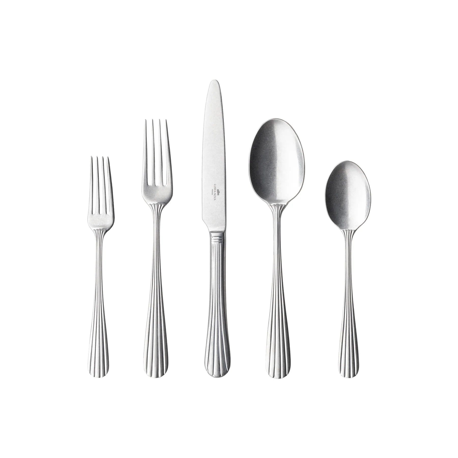Costa Nova Duoro Flatware Set - Brushed