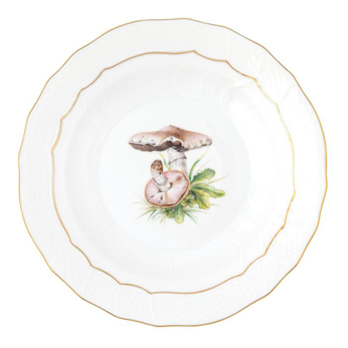 Herend Mushroom Luncheon Plate - Motif #1