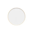 Costa Nova Resonance Salad Plate - White/Gold