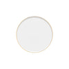 Costa Nova Resonance Salad Plate - White/Gold