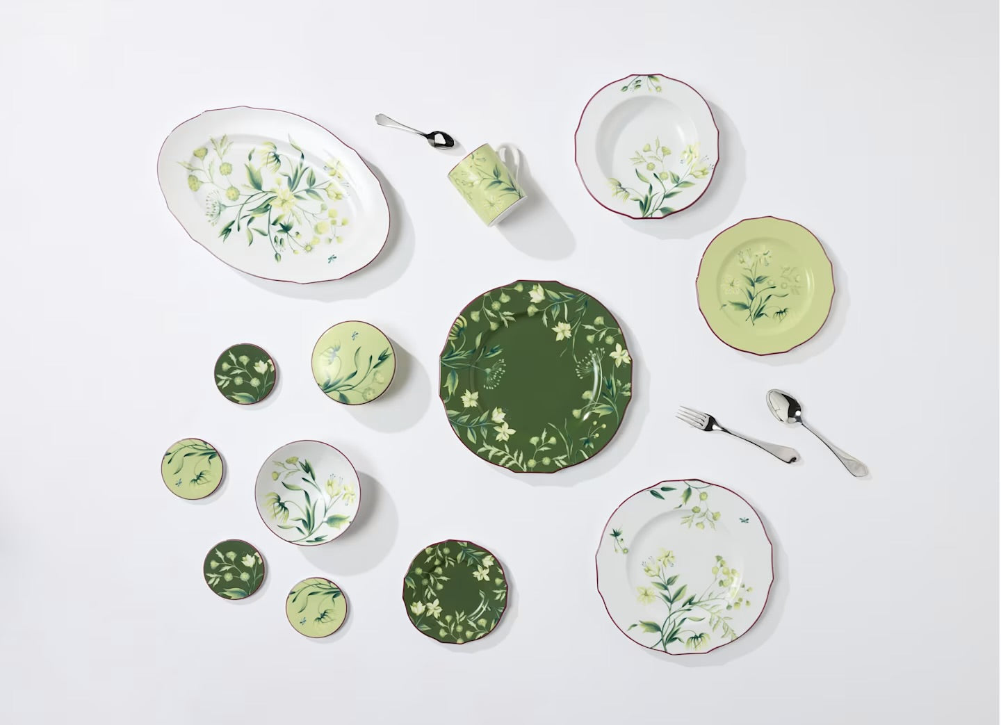 Ginori Florenza Flat Dinner Plate - Acanto