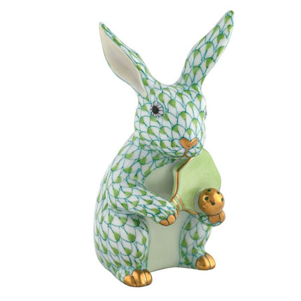 Herend Decorative Pickleball Bunny - Keylime