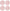 Juliska Coral Cabana Stripe Dinner Plate S/4 - Melamine