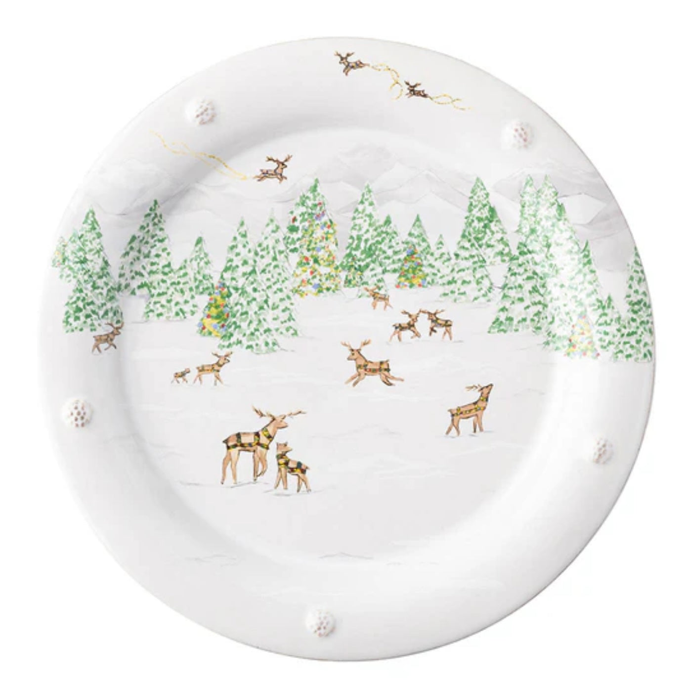 Juliska Berry & Thread North Pole Dinner Plate