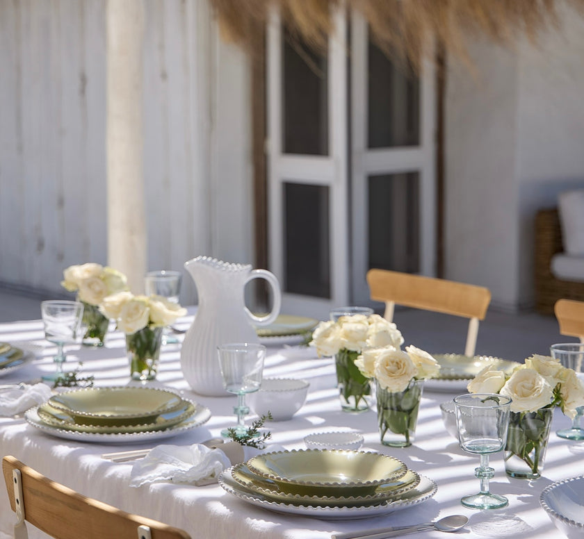 Costa Nova Pearl Salad Plate - Lily Green