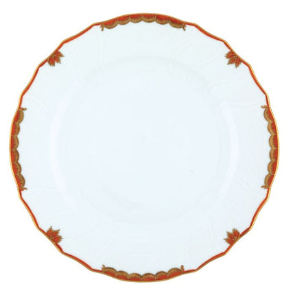 Herend Princess Victoria Dinner Plate - Rust