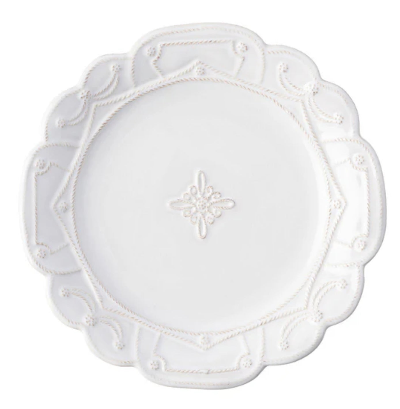 Juliska Jardins du Monde Dinner Plate - Whitewash