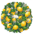 Hester & Cook Die-Cut Lemon Wreath Placemat