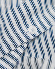 Petite Plume Luxe Premium Cotton Duvet - Navy French Ticking