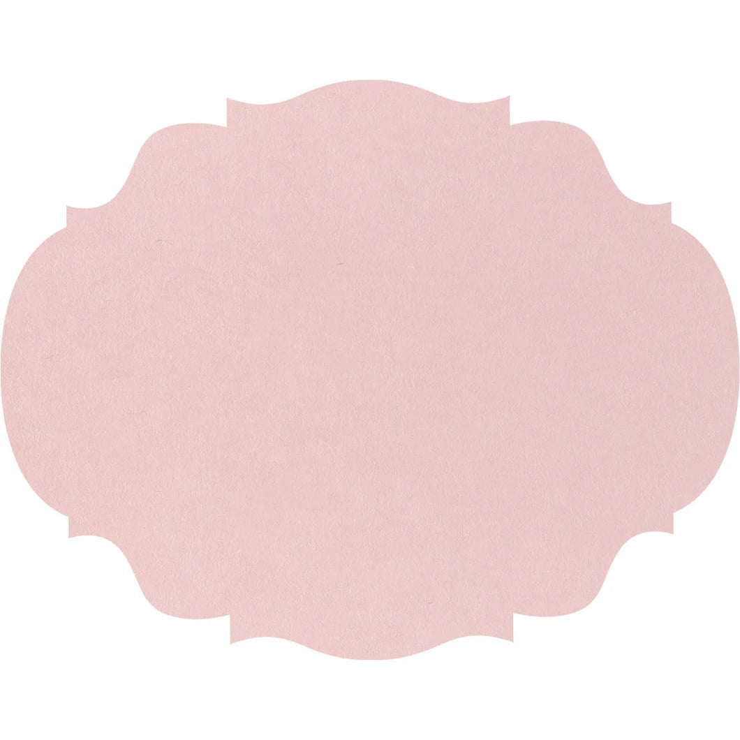 Hester & Cook Die-Cut French Frame Placemat - Pink