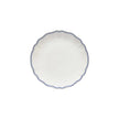 Costa Nova Vila Salad Plate - White/Blue Edge