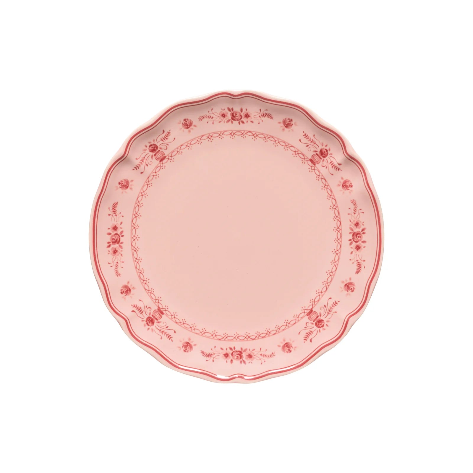 Costa Nova Vila Dinner Plate - Pink/Red