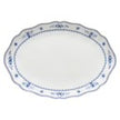 Costa Nova Vila Large Oval Plate/Platter - White/Blue