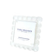 Tara Wilson Designs Acrylic Beveled Square Scallop Frame - White