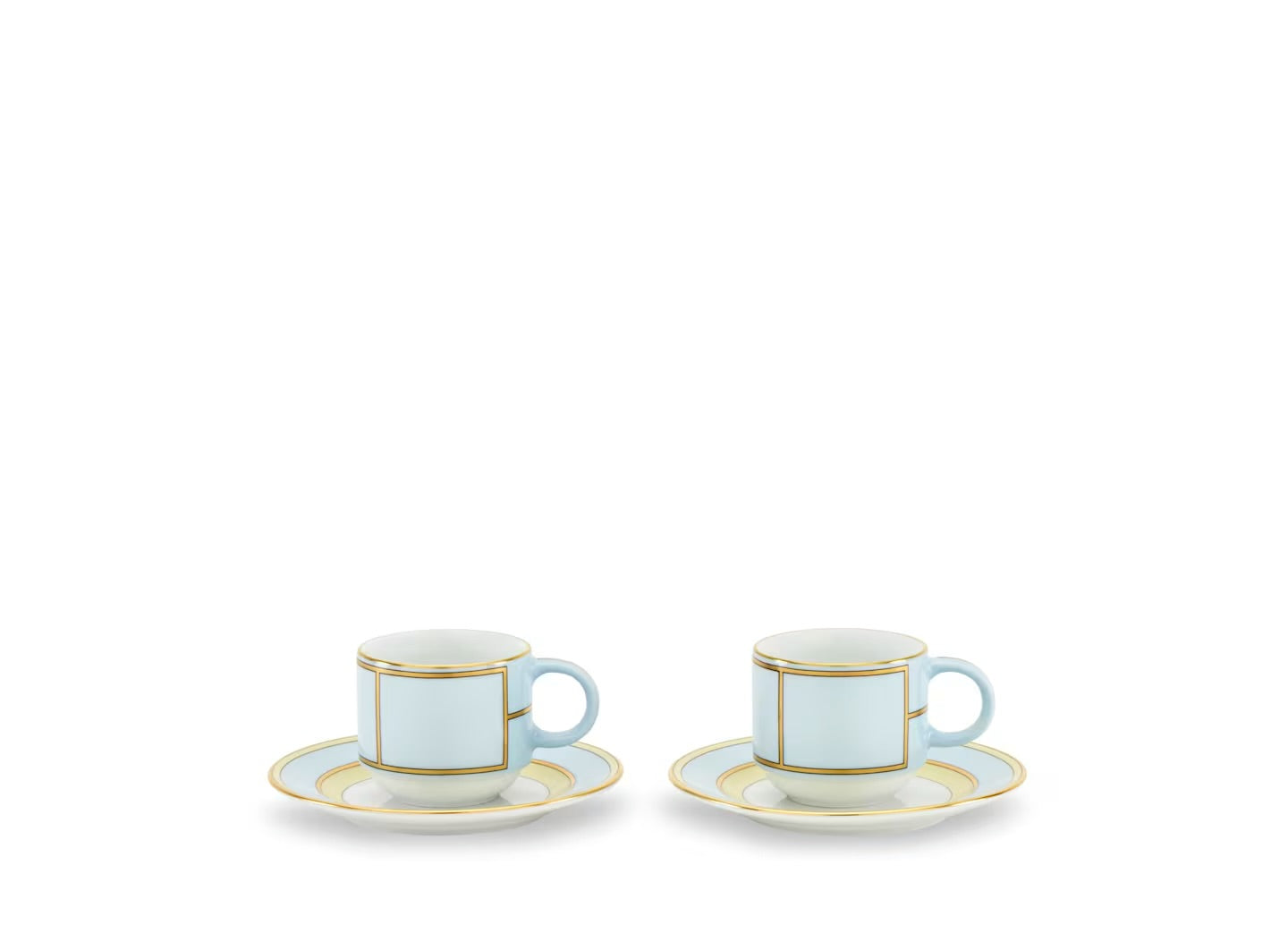 Ginori Diva Espresso Set for Two - Celeste