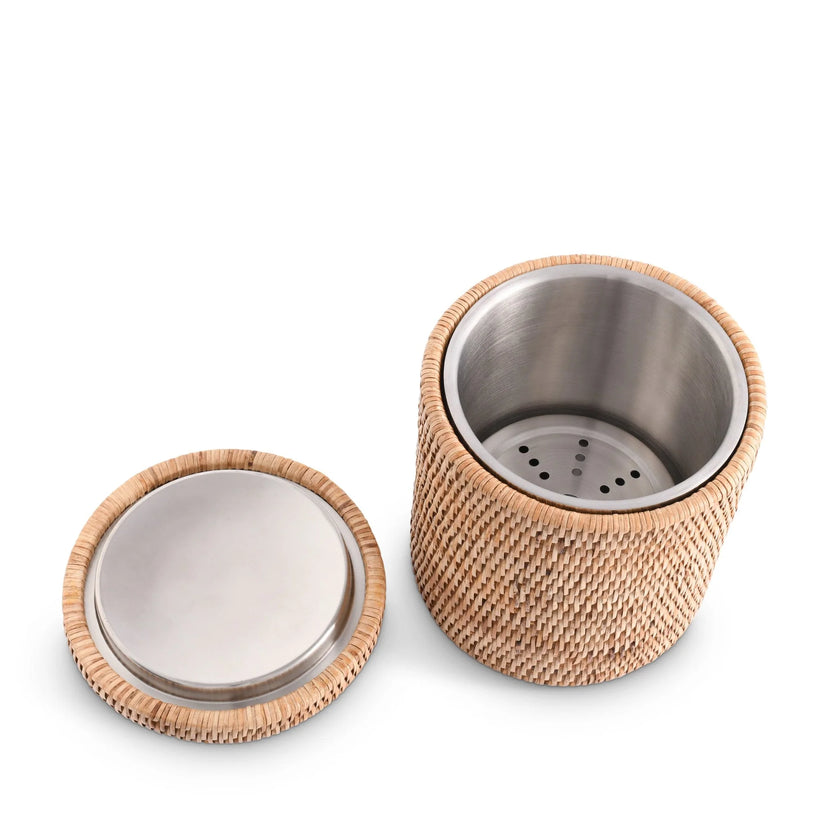 Vagabond House Rattan Ice Bucket