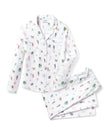 Petite Plume Women’s Long Twill Pajama Set - 12 Days of Christmas