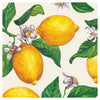 Hester & Cook Lemons Paper Cocktail Napkins