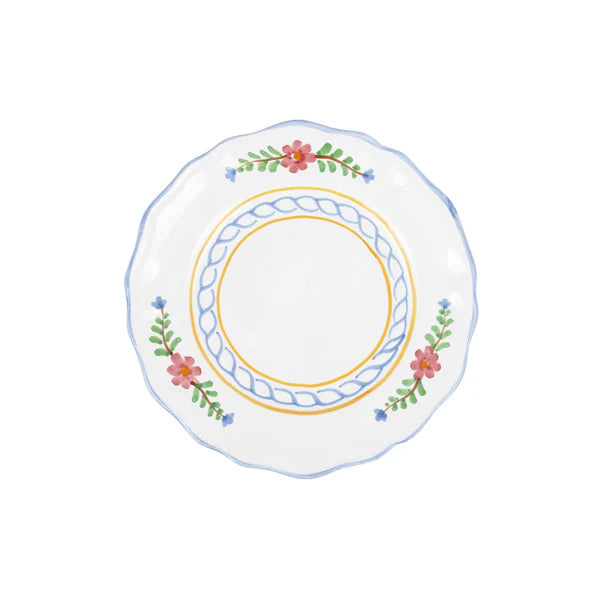 Vietri Bella Rosa Salad Plate