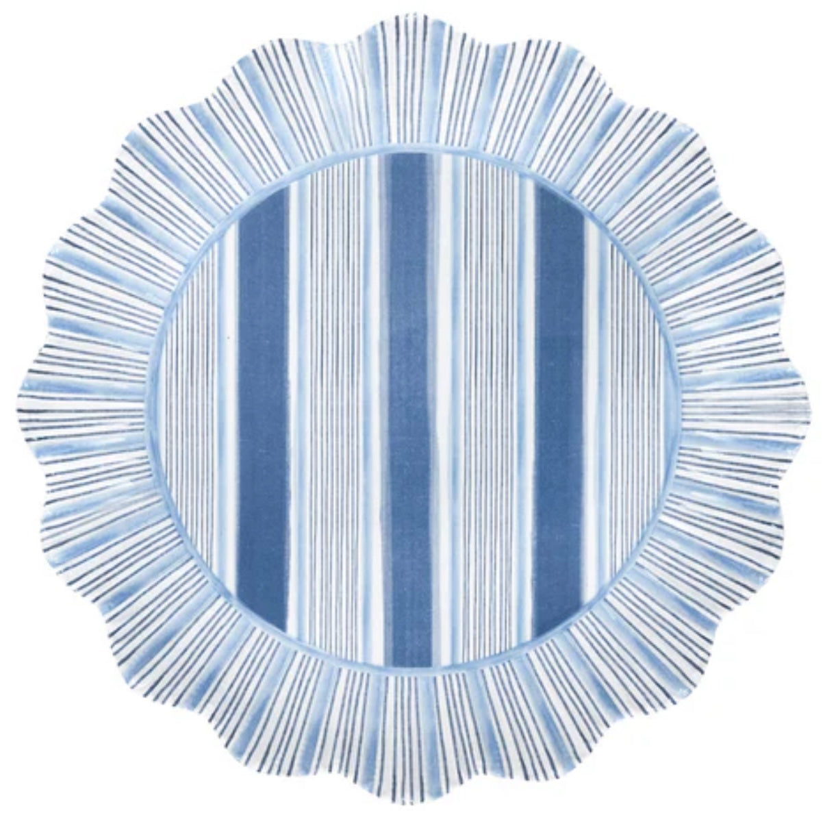 Juliska Ocean Cabana Stripe Dessert/Salad Plate S/4 - Melamine