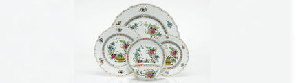 Herend Indian Basket Dinner Plate