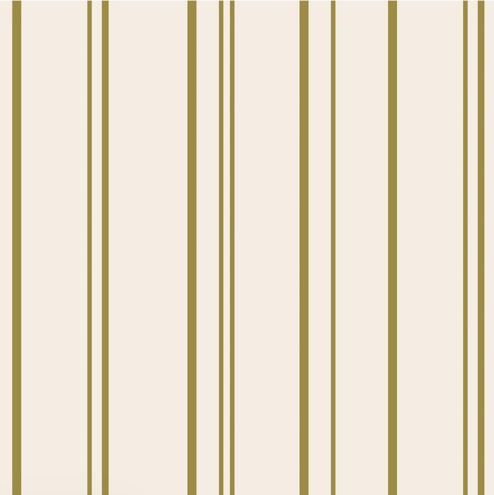 Hester & Cook Antque Gold Stripe Cocktail Napkins