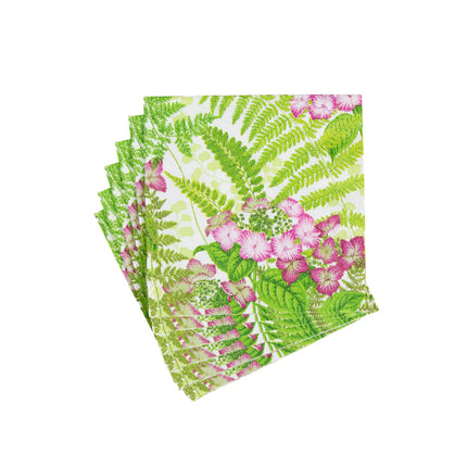 Caspari Fern Garden Paper Luncheon Napkins