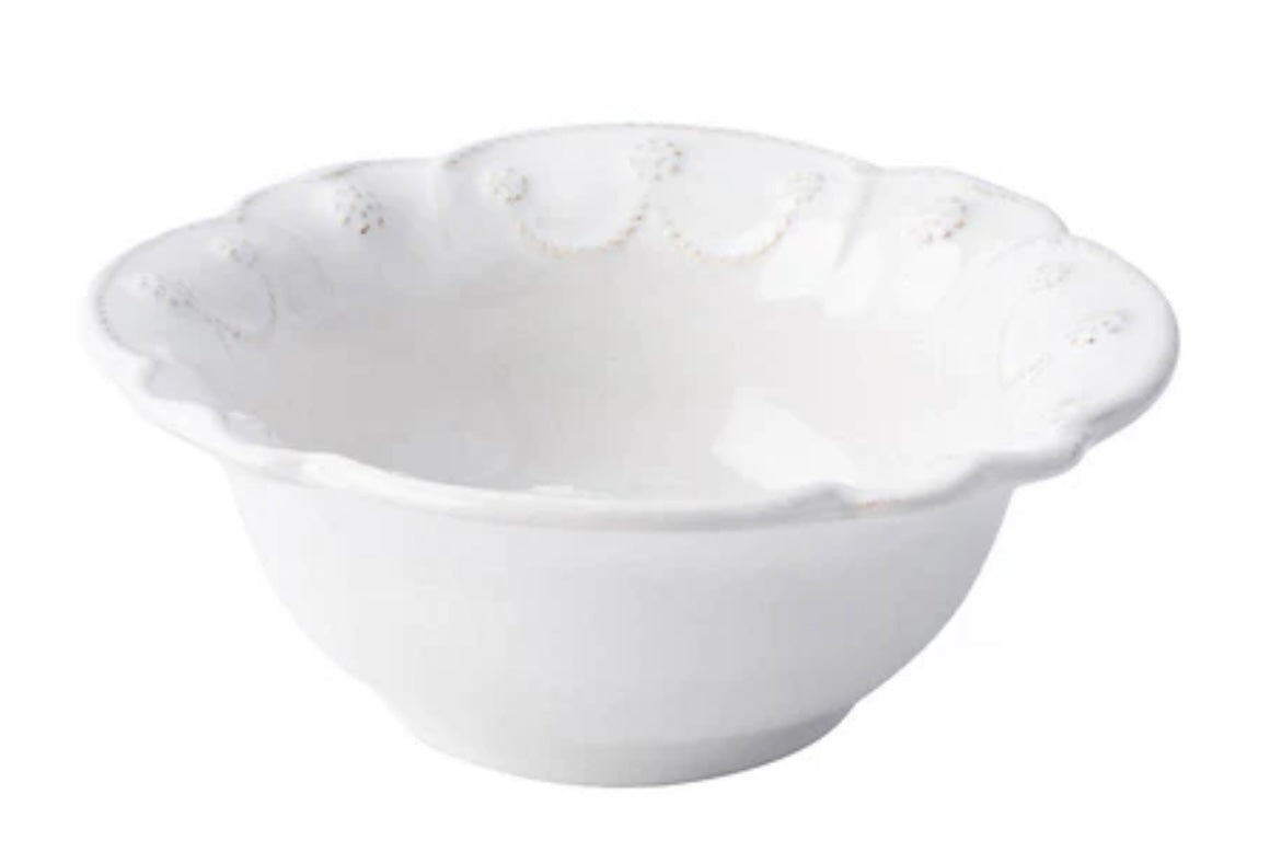 Juliska Jardins du Monde Cereal/Ice Cream Bowl - Whitewash