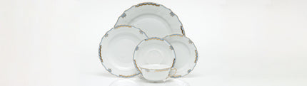 Herend Princess Victoria Salad Plate - Light Blue