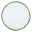 Herend Chinese Bouquet Garland Dinner Plate - Green